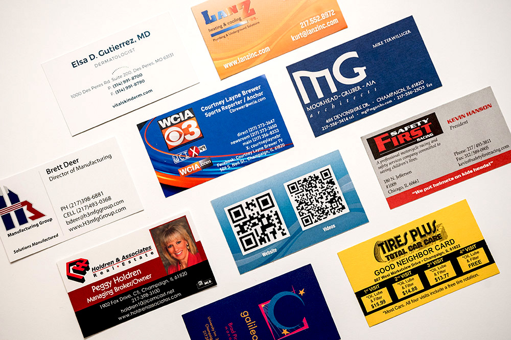 Services Business Cards Upclose Printing Champaign Il
